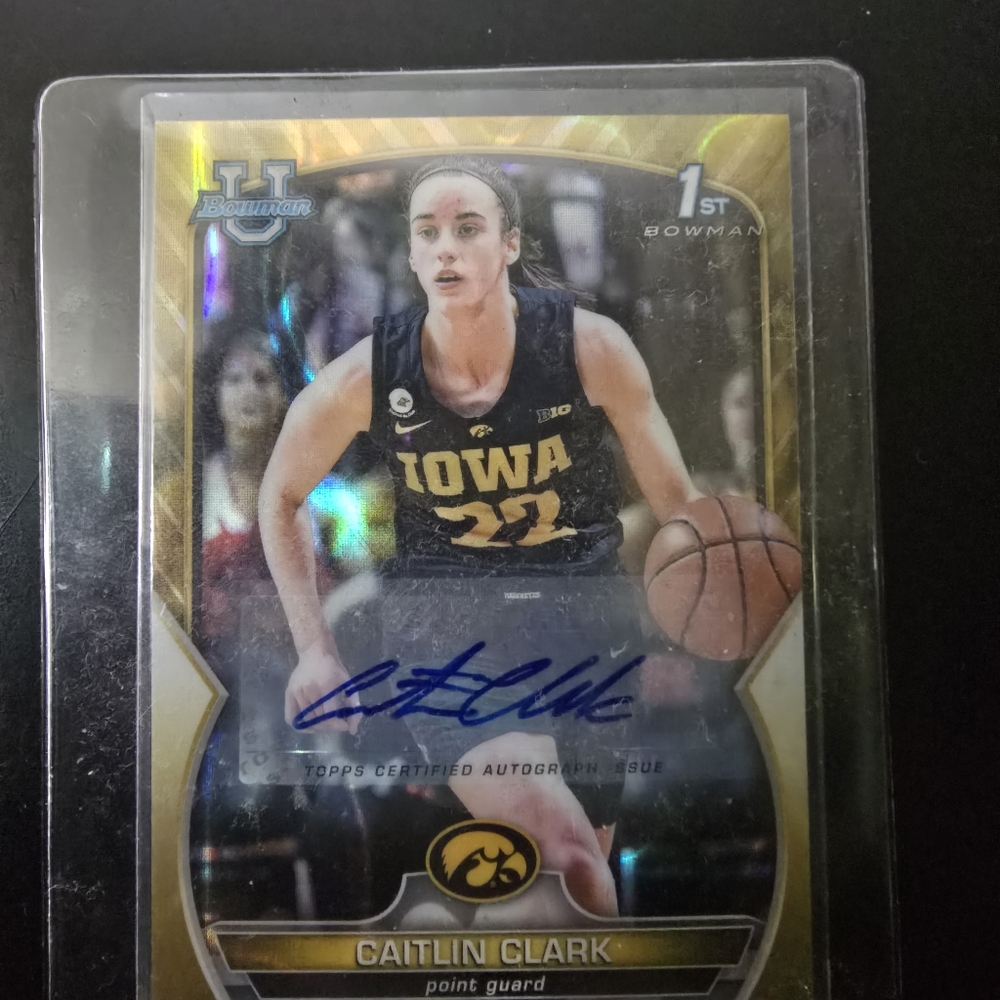 Topps Caitlin Clark Autographed Card
